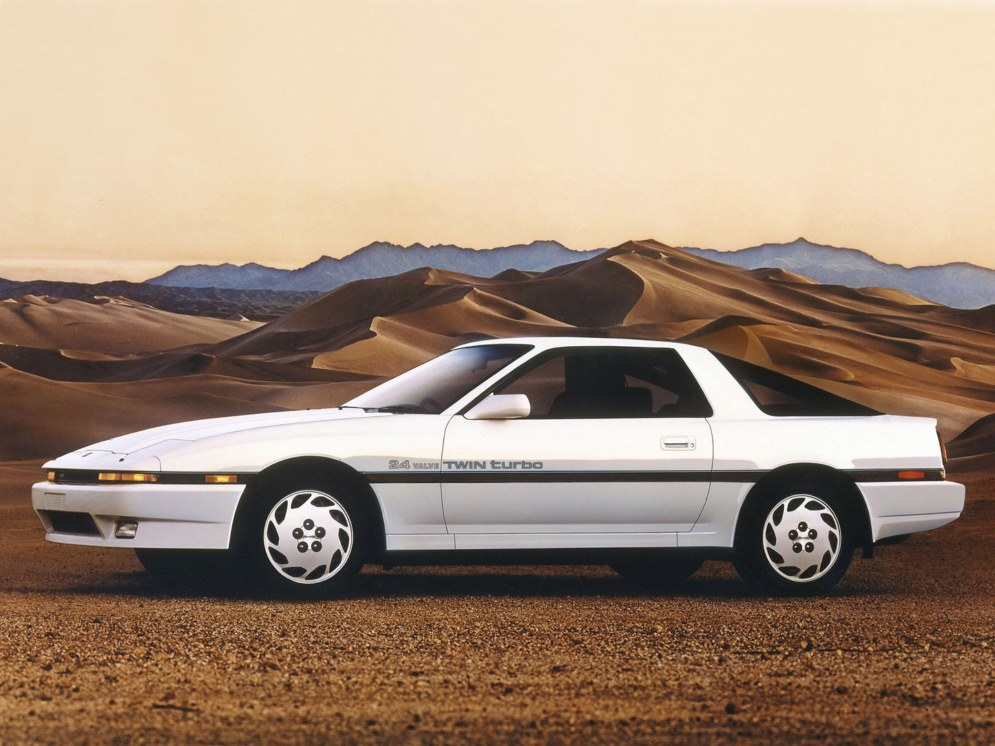 24-VALVE TWIN TURBO BODY DECAL SET : A70 TOYOTA SUPRA (EARLY VERSION)