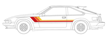 SEATTLE BODY DECAL KIT : TOYOTA CELICA / CELICA SUPRA A60
