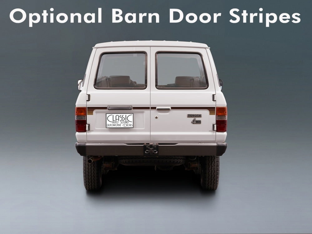 KILSYTH BODY DECAL KIT : TOYOTA LAND CRUISER 60-SERIES