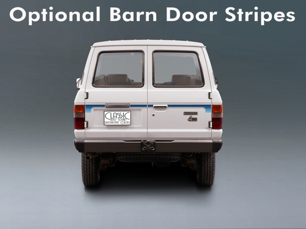 KILSYTH BODY DECAL KIT : TOYOTA LAND CRUISER 60-SERIES