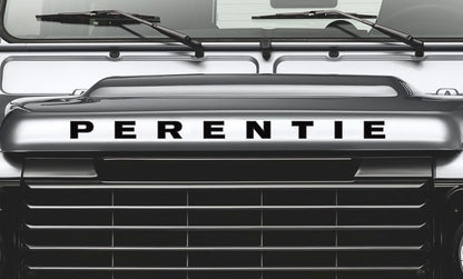 LAND ROVER DEFENDER BONNET DECAL (PERENTIE LOGO)