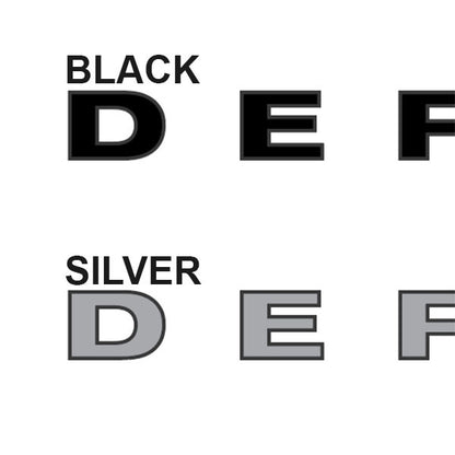 LAND ROVER DEFENDER BONNET DECAL (DEFENDER LOGO)
