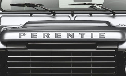 LAND ROVER DEFENDER BONNET DECAL (PERENTIE LOGO)