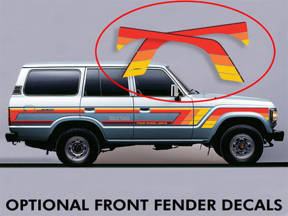 TWEED BODY DECAL  KIT : TOYOTA LAND CRUISER J60