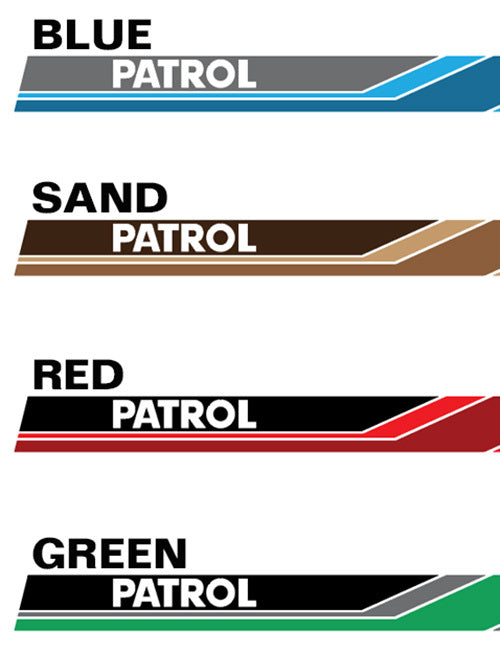 COOKTOWN BODY DECAL KIT : 1987-1997 GQ/Y60 NISSAN PATROL (WAGON)