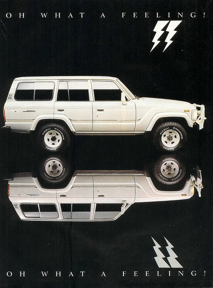 WHITE LIGHTNING BODY STRIPE KIT : TOYOTA LAND CRUISER 60-SERIES