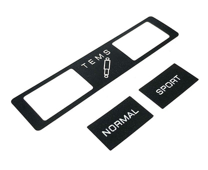 TEMS SWITCH OVERLAY SET : TOYOTA SUPRA (A70)