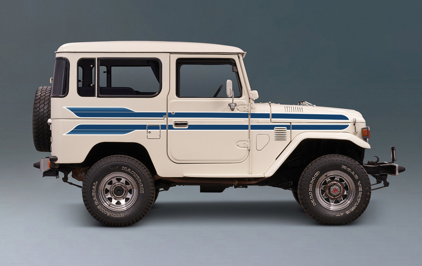 CALIFORNIA BODY DECAL KIT : J40-SERIES TOYOTA LAND CRUISER (SWB)