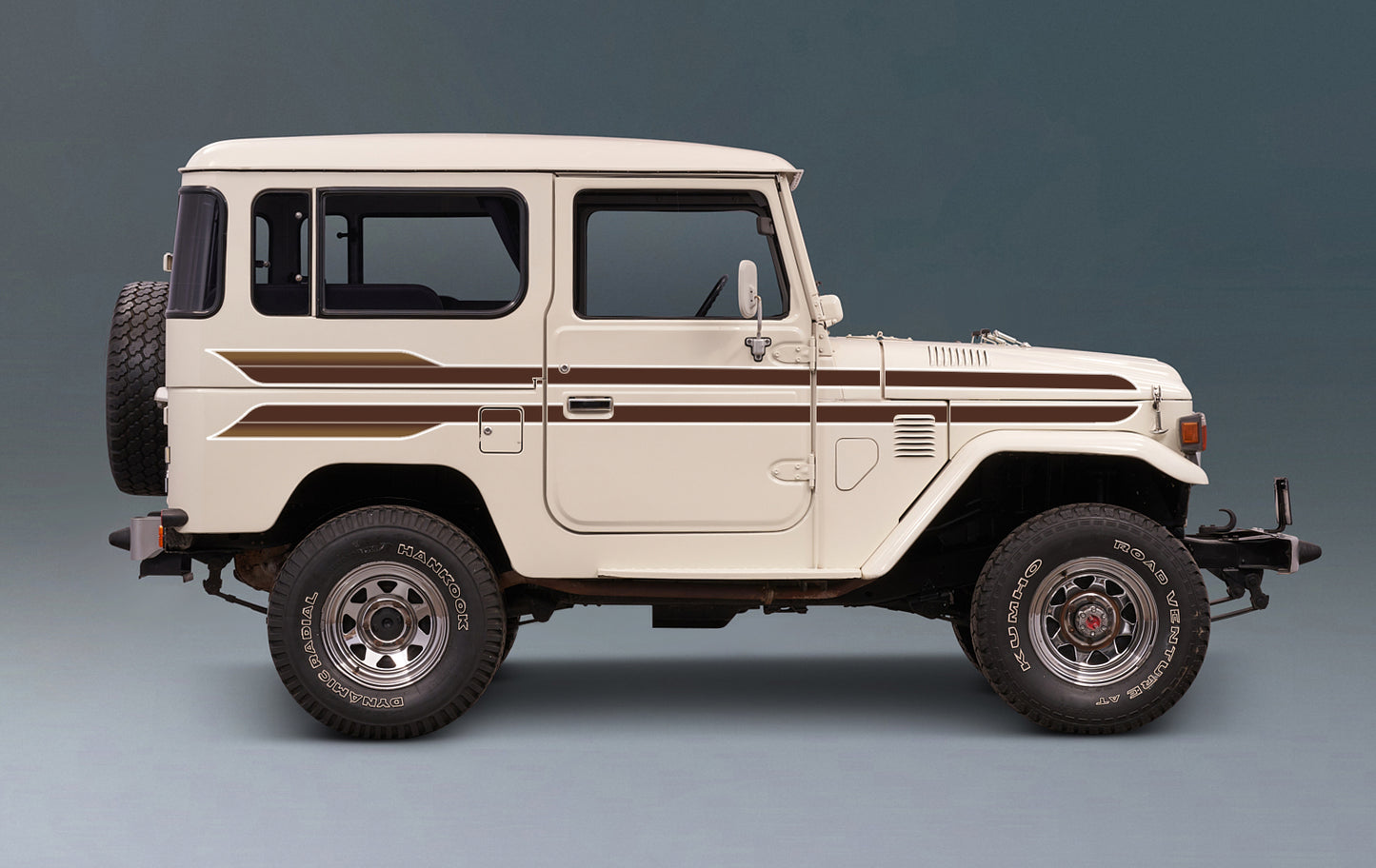 CALIFORNIA BODY DECAL KIT : J40-SERIES TOYOTA LAND CRUISER (SWB)
