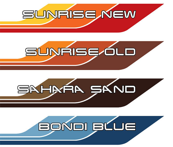 SEATTLE BODY DECAL KIT : TOYOTA HIACE VAN (H50/H60/H70/H80/H90)