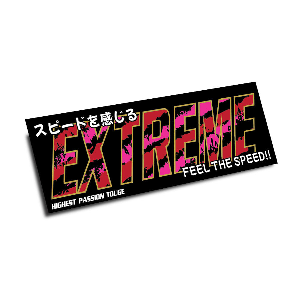 EXTREME FEEL THE SPEED SLAP STICKER
