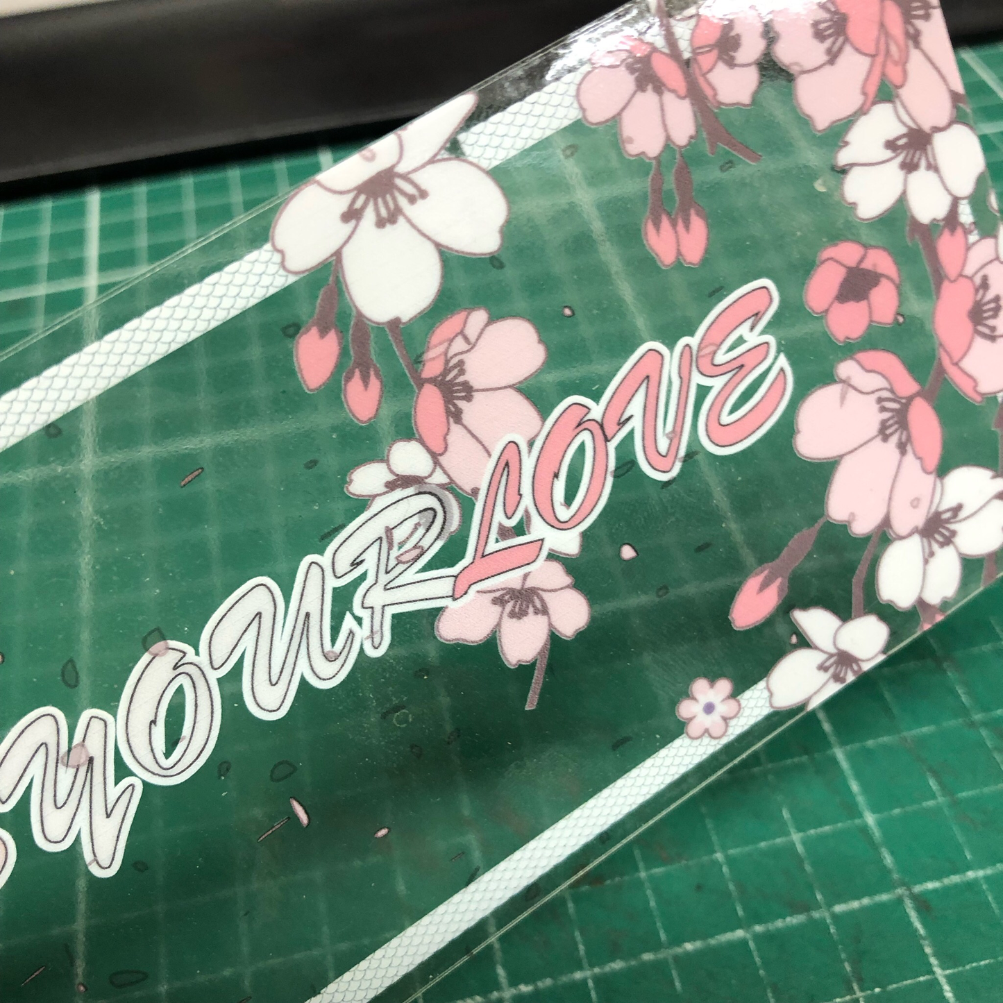 SAKURA "EXPRESS YOUR LOVE" CLEAR SLAP STICKER
