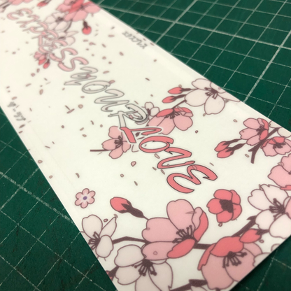 SAKURA "EXPRESS YOUR LOVE" CLEAR SLAP STICKER