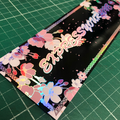 SAKURA "EXPRESS YOUR LOVE" HOLOGRAPHIC SLAP STICKER