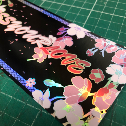 SAKURA "EXPRESS YOUR LOVE" HOLOGRAPHIC SLAP STICKER