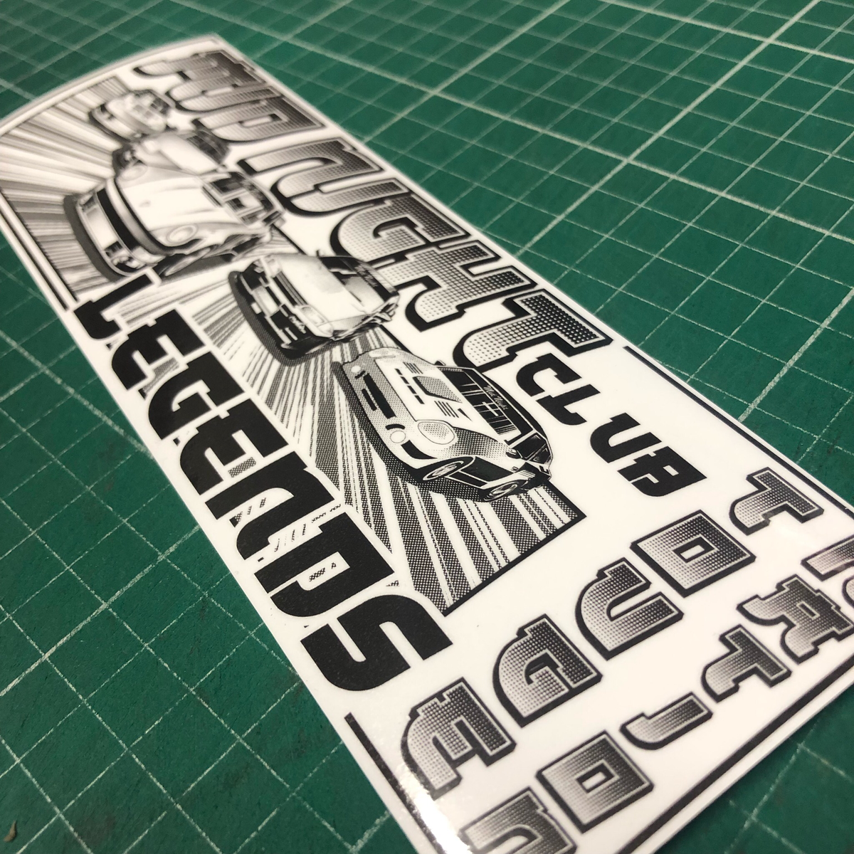 Mid Night Racing Sticker MID NIGHT CLUB LEGENDS SLAP STICKER – WONDER AUTO PARTS