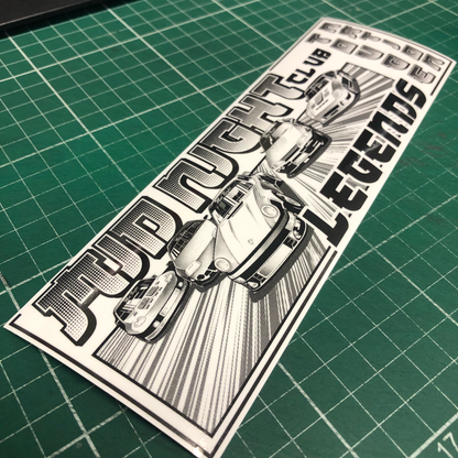 MID NIGHT CLUB LEGENDS SLAP STICKER