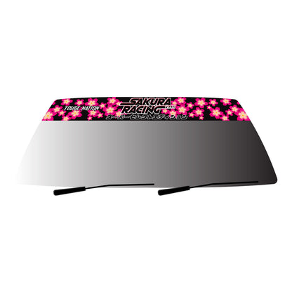 SAKURA RACING TEAM UNIVERSAL WINDSCREEN BANNER