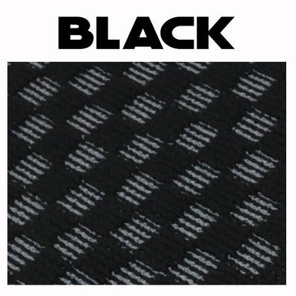 G-CORPORATION CHECKERED OBAKE TAG FLOOR MAT SET (BLACK)