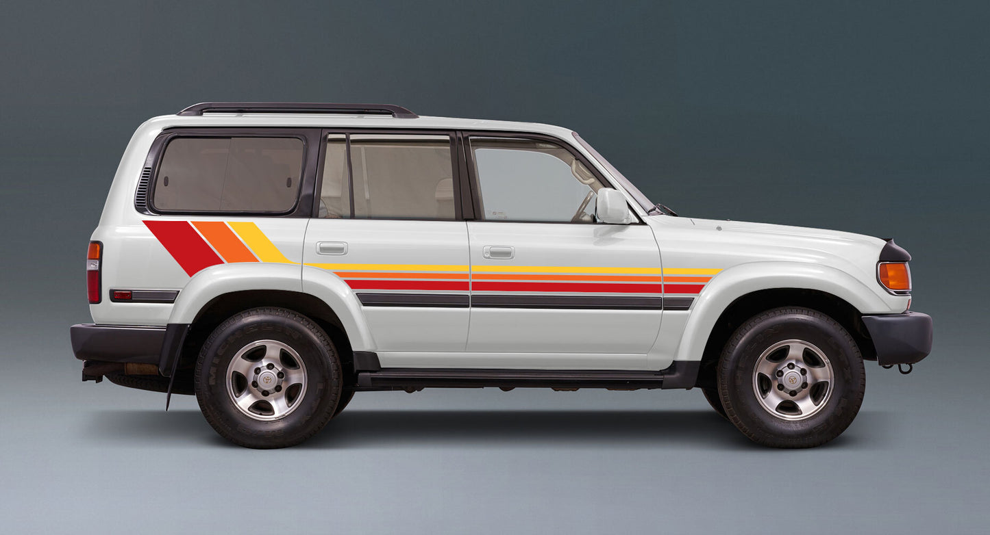 SEATTLE BODY DECAL  KIT : 1994-1997 J80 TOYOTA LAND CRUISER (WAGON)