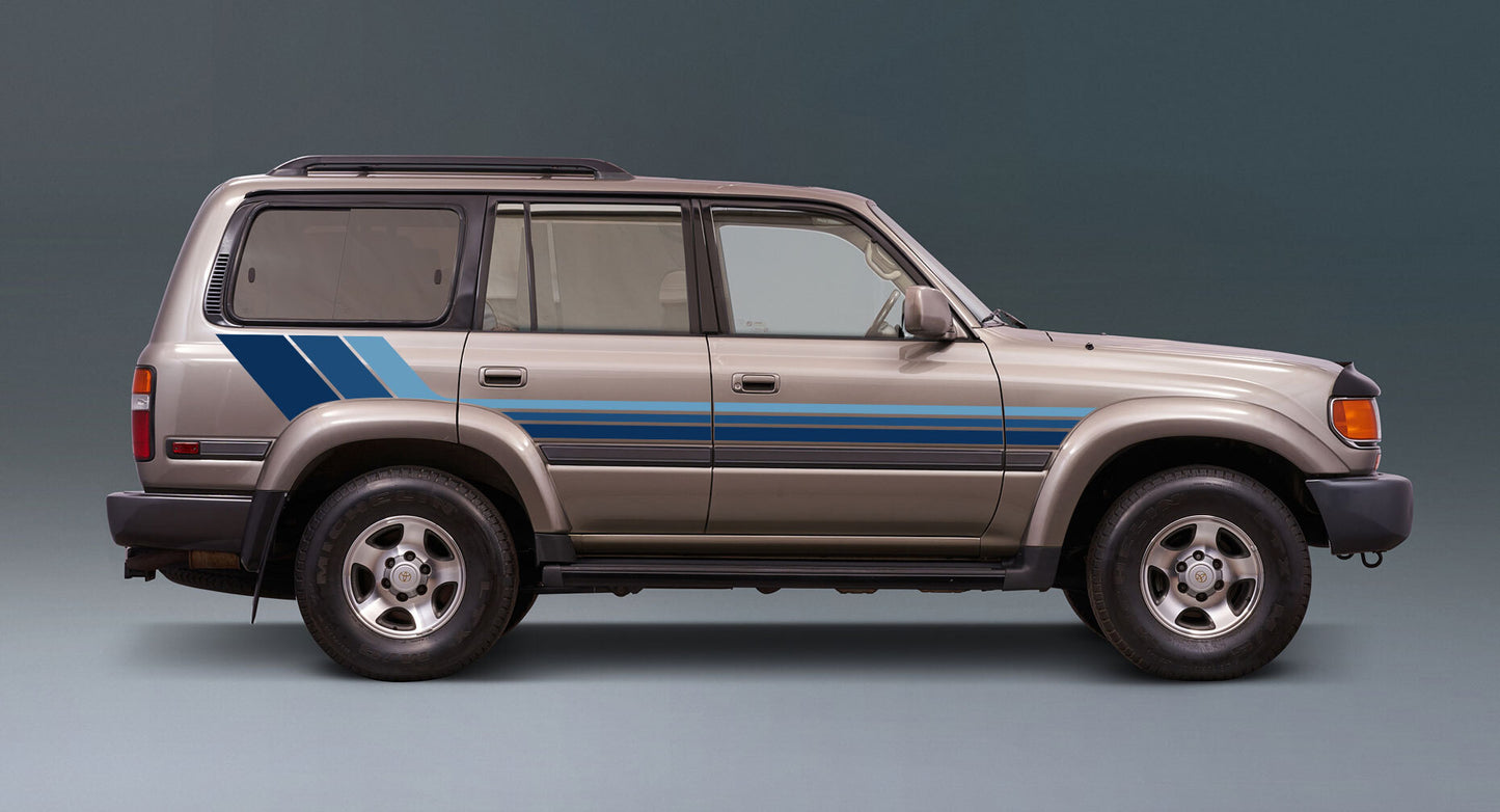 SEATTLE BODY DECAL  KIT : 1994-1997 J80 TOYOTA LAND CRUISER (WAGON)