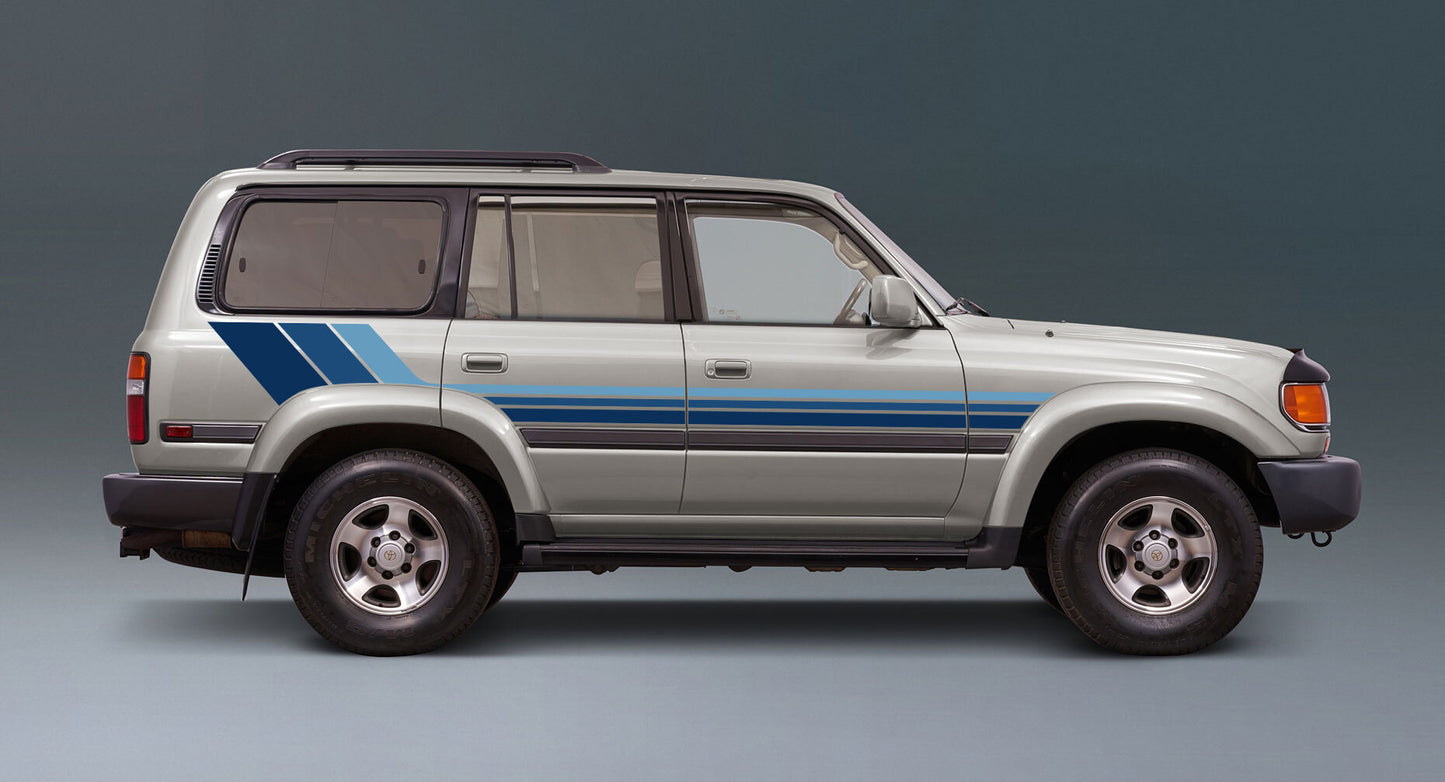 SEATTLE BODY DECAL  KIT : 1994-1997 J80 TOYOTA LAND CRUISER (WAGON)