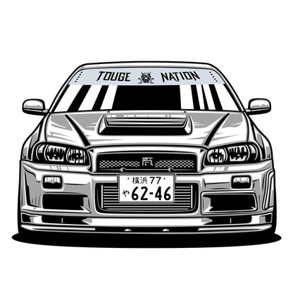 TOGUE NATION ONI UNIVERSAL WINDSCREEN BANNER