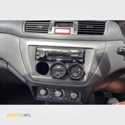 DIN MOUNT GAUGE HOLDER : MITSUBISHI EVO 8/9
