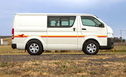 KINGSTON BODY DECAL KIT : TOYOTA HIACE VAN (H200)