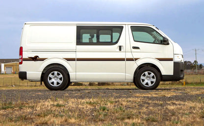 KINGSTON BODY DECAL KIT : TOYOTA HIACE VAN (H200)