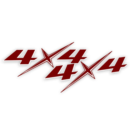 4x4 SIDE OF TUB DECAL SET : ISUZU D-MAX (2012-2018)