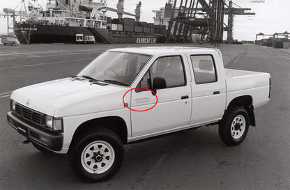 NAVARA DX DOOR & TAILGATE DECAL : NISSAN NAVARA D21-SERIES (1986–1997)