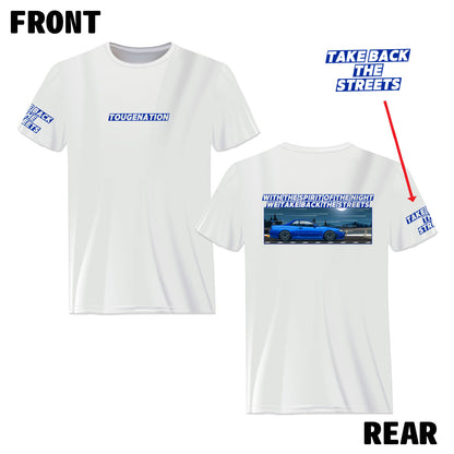 TAKE BACK THE STREETS SERIES T-SHIRT : NISSAN SKYLINE R34 GT-R