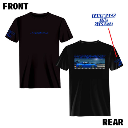 TAKE BACK THE STREETS SERIES T-SHIRT : NISSAN SKYLINE R34 GT-R
