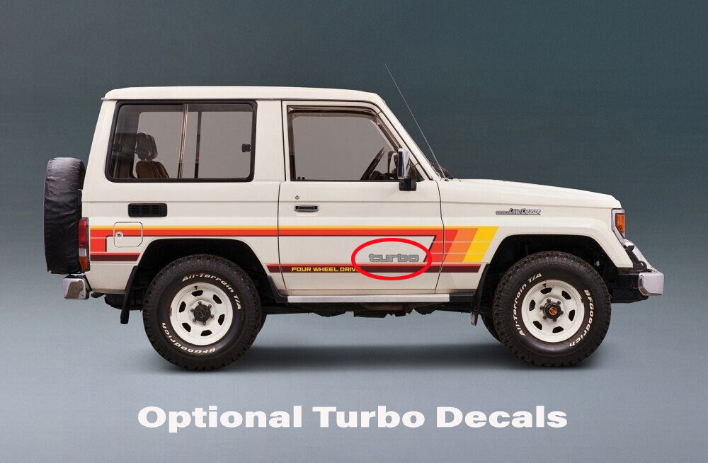 TWEED BODY DECAL KIT : BJ70/BJ71/BUNDERA SWB LAND CRUISER