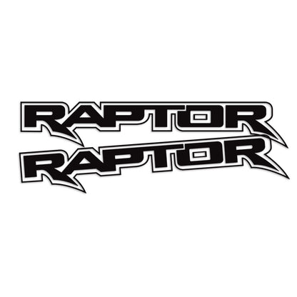RAPTOR SIDE OF TUB DECAL SET : FORD RANGER (DIE-CUT)
