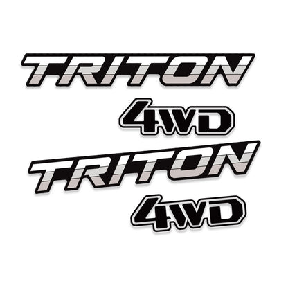 1986-1996 MITSUBISHI TRITON DOOR DECAL SET : TRITON (LIGHT VERSION)