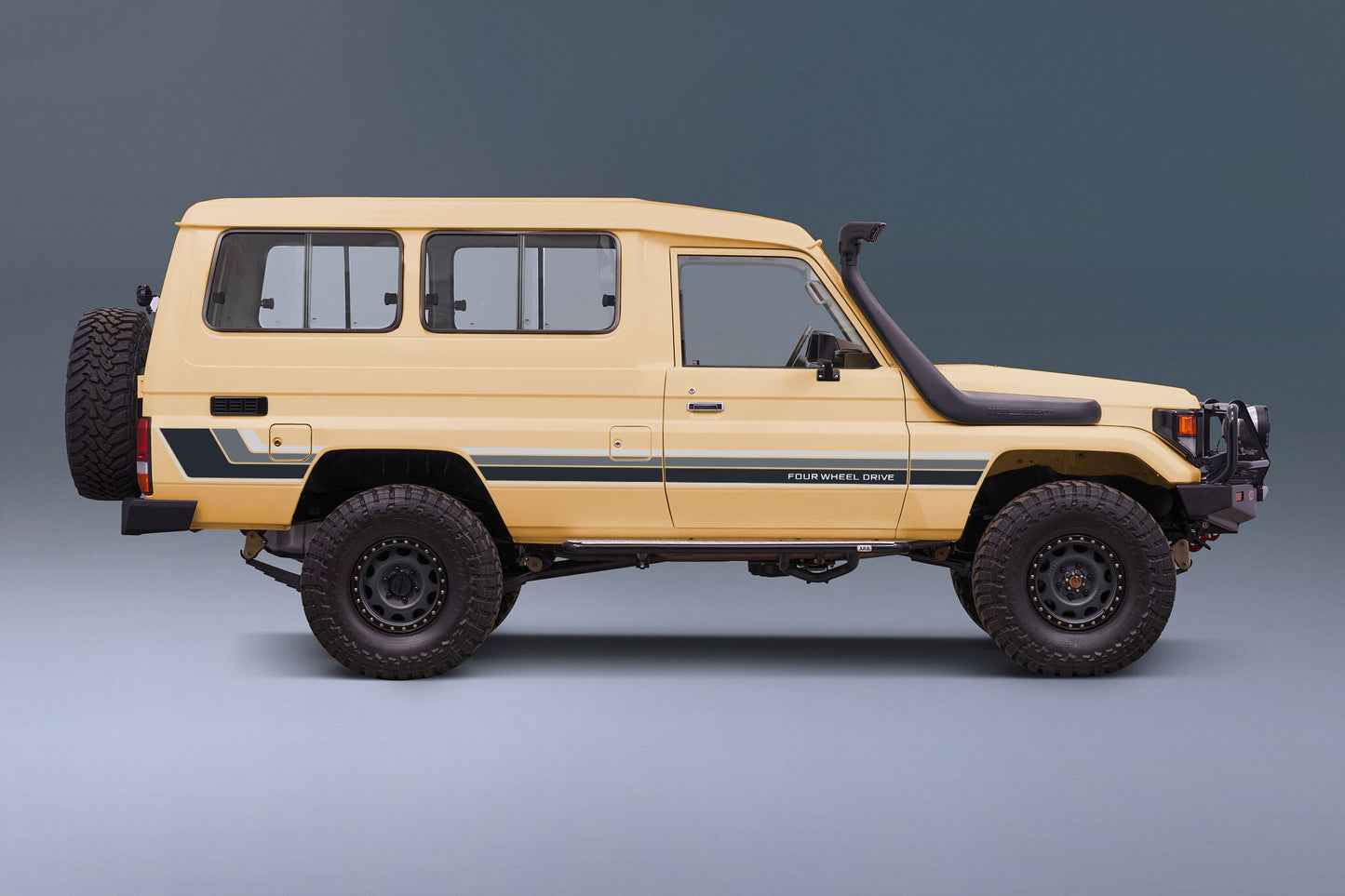 RENMARK TYPE-2 BODY DECAL KIT : TOYOTA LAND CRUISER 75-SERIES (TROOP CARRRIER)