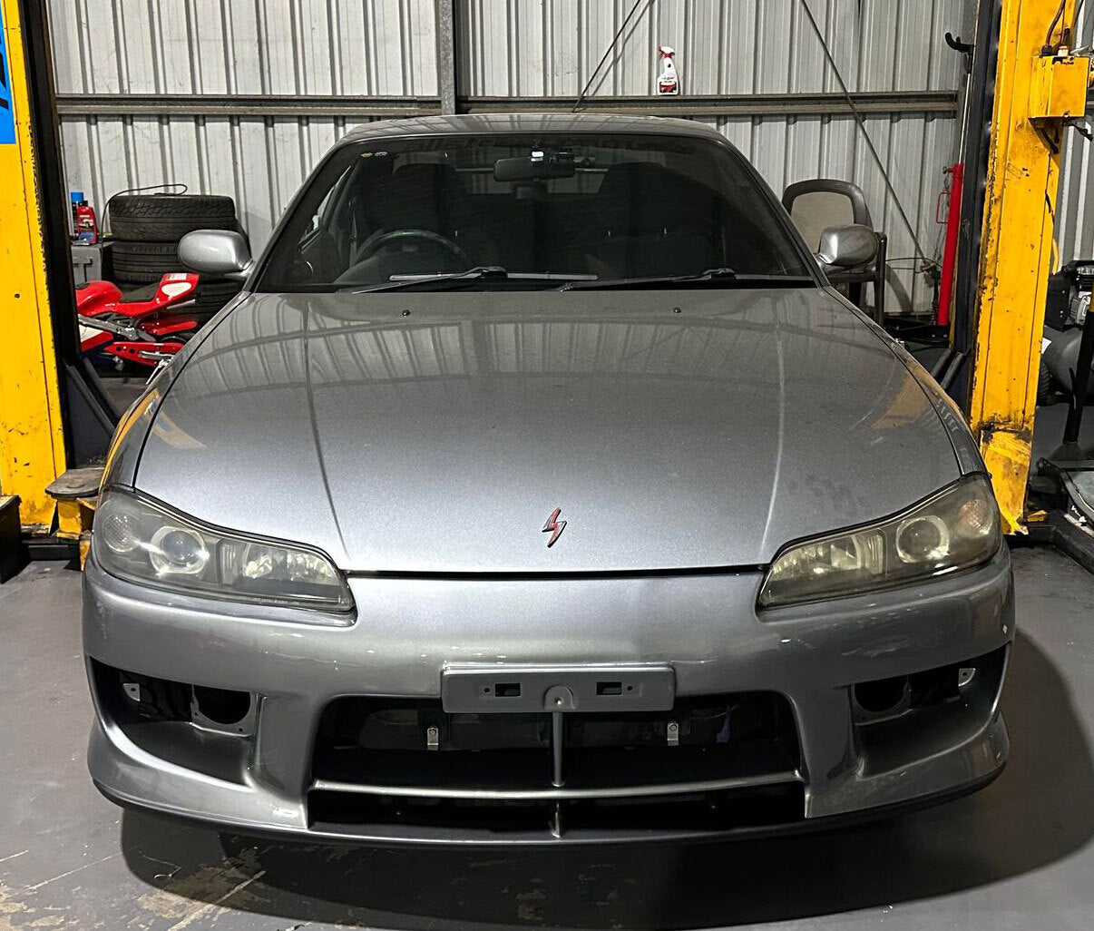 PLASTIC AERO-STYLE FRONT BUMPER BAR : NISSAN SILVIA S15