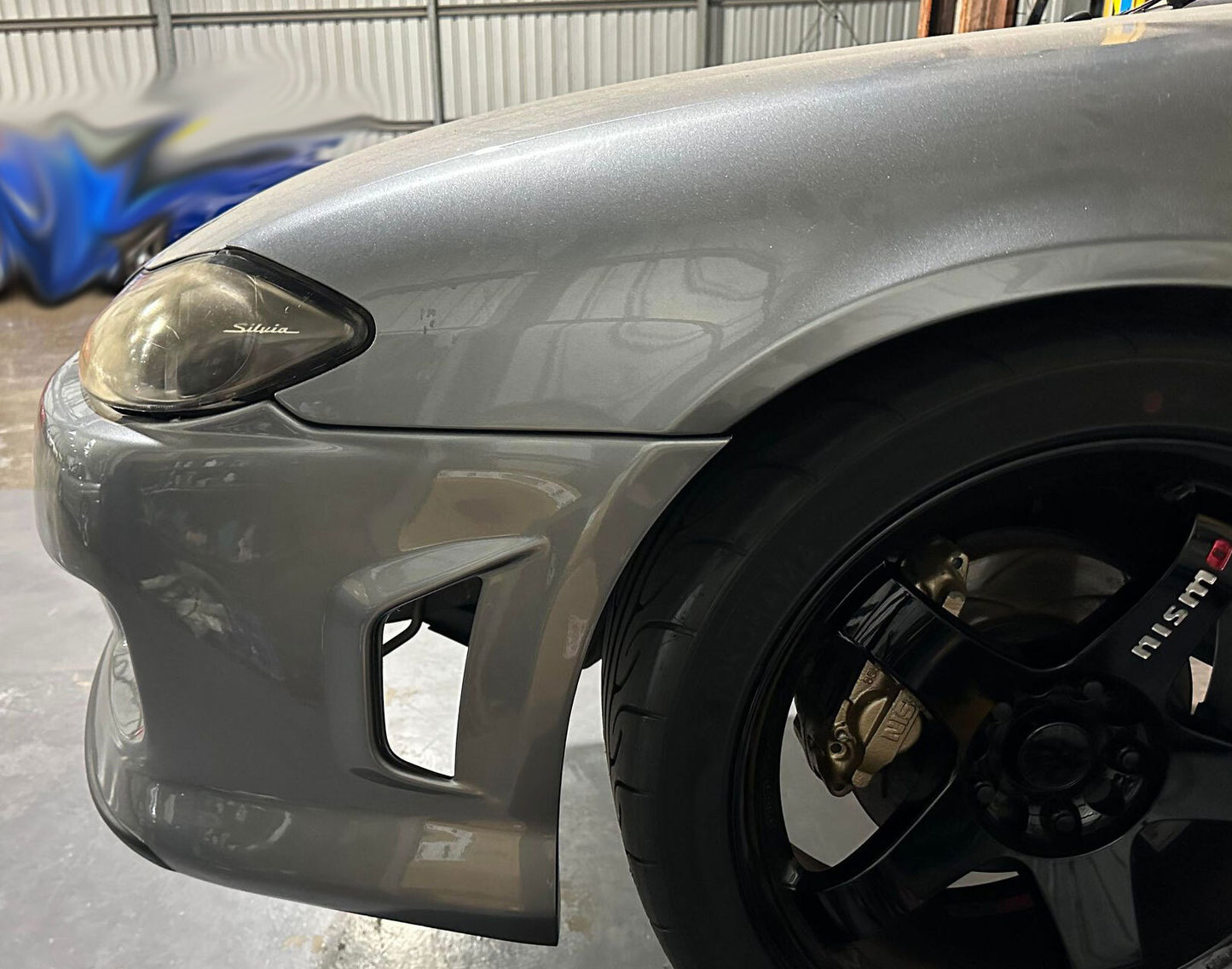 PLASTIC AERO-STYLE FRONT BUMPER BAR : NISSAN SILVIA S15
