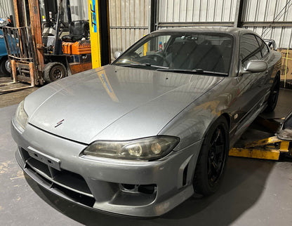 PLASTIC AERO-STYLE FRONT BUMPER BAR : NISSAN SILVIA S15