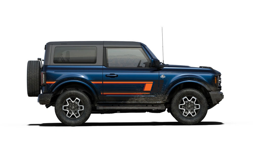 YORK BODY DECAL KIT : 2021+ FORD BRONCO (2-DOOR)