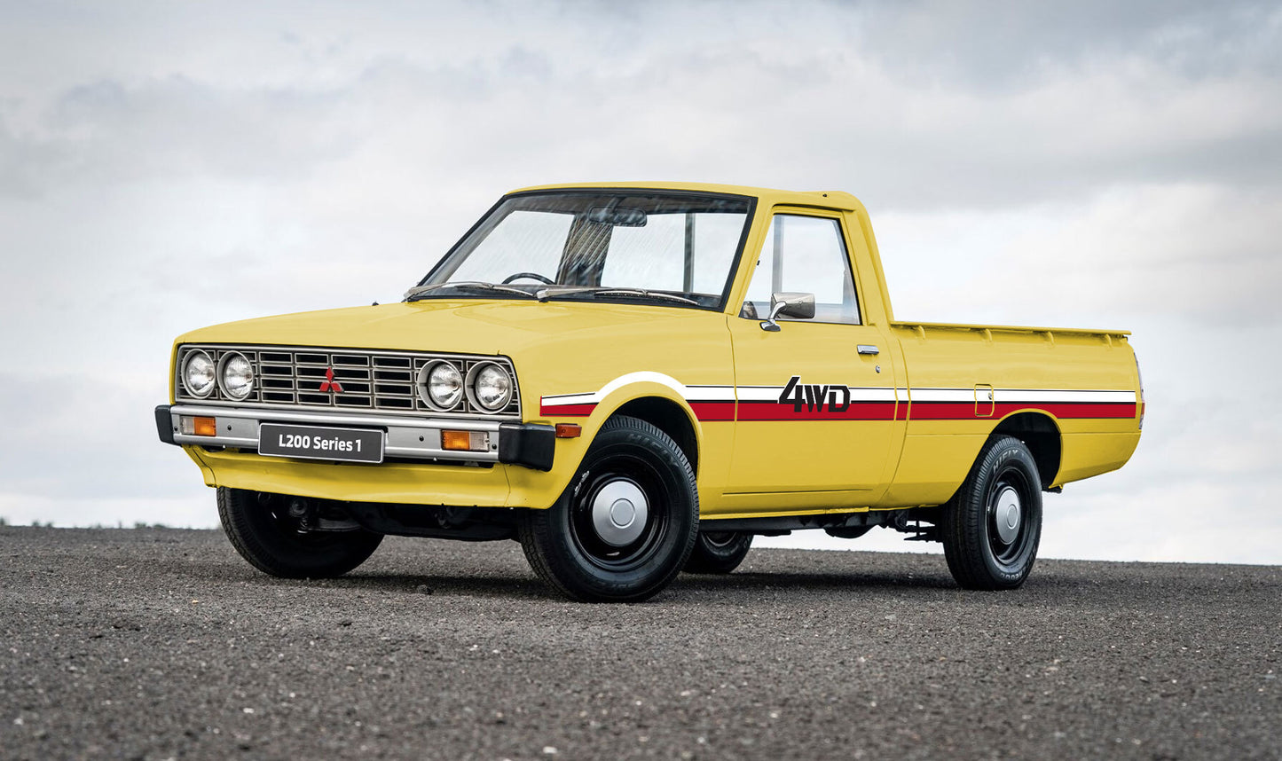 AUCKLAND 4WD BODY DECAL KIT : MITSUBISHI L200 (1979-1986)