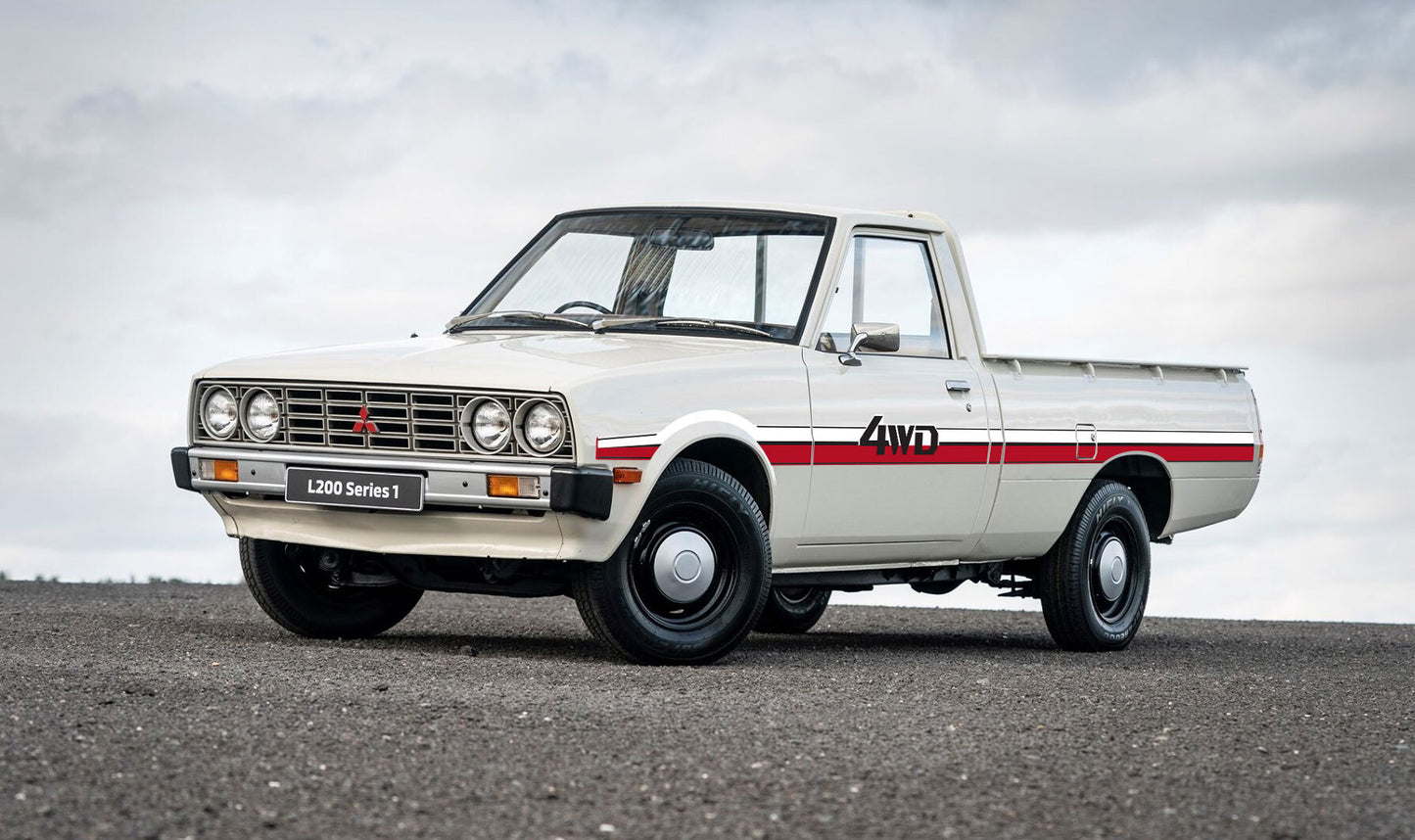 AUCKLAND 4WD BODY DECAL KIT : MITSUBISHI L200 (1979-1986)
