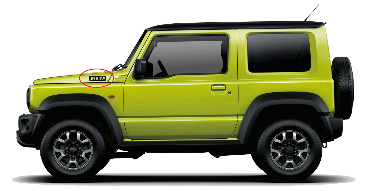 REPRODUCTION JB64W BODY DECAL : SUZUKI JIMNY