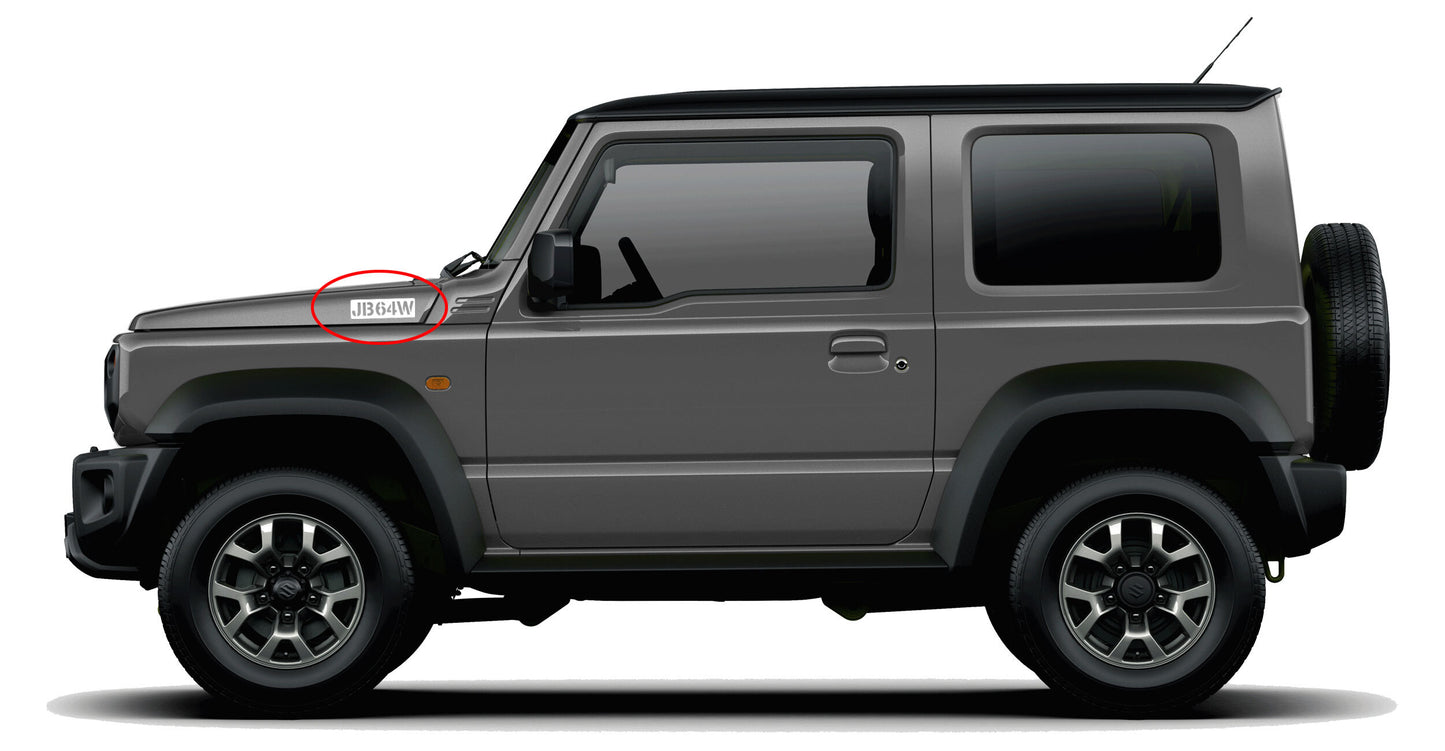 REPRODUCTION JB64W BODY DECAL : SUZUKI JIMNY