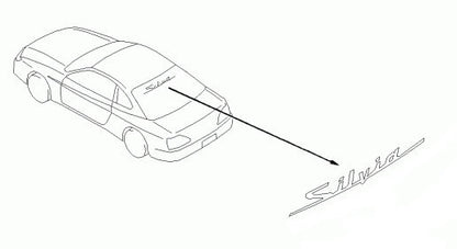 REAR WINDOW BANNER : NISSAN SILVIA (S15)