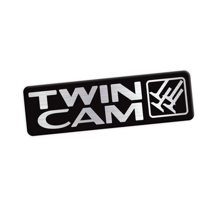 TWIN CAM RESIN-COATED GRILLE EMBLEM : 80-SERIES TOYOTA LAND CRUISER