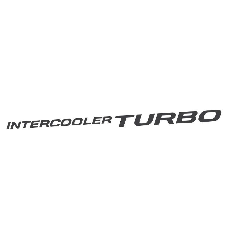 REPRODUCTION INTERCOOLER TURBO TAILGATE DECAL : FORD COURIER (2004/2005)