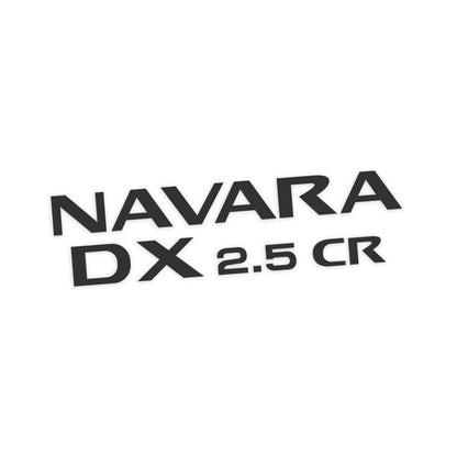 DX 2.5 CR DOOR DECAL : NISSAN NAVARA (D21/D22)